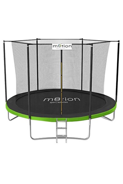 jumi Τραμπολίνο κήπου, MOTION, 240 cm, με δίχτυ ασφαλείας και σκάλα, πράσινο ...