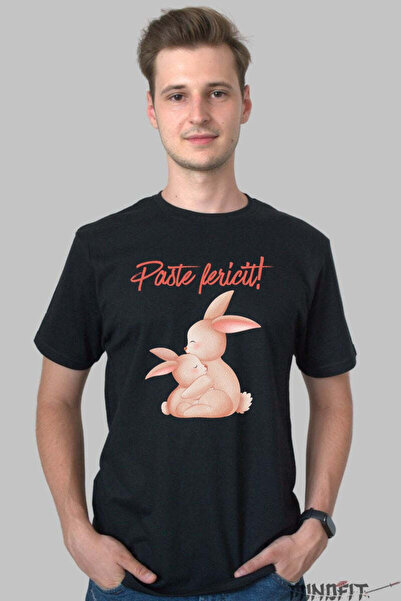 GILDAN Tricou Paste Fericit Familie De Iepurasi Iubitori