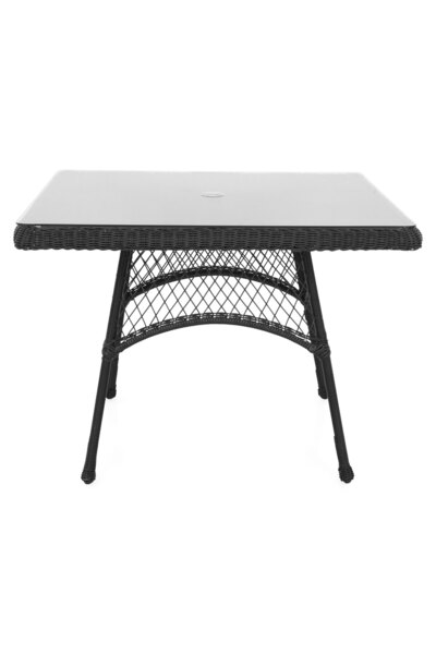Maison Mex Square garden/terrace table SUSAN L.102 l.102 H.75 black