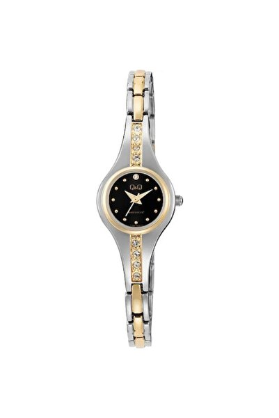 Q&Q Women's Watch F13A-004PY, Silver and Gold