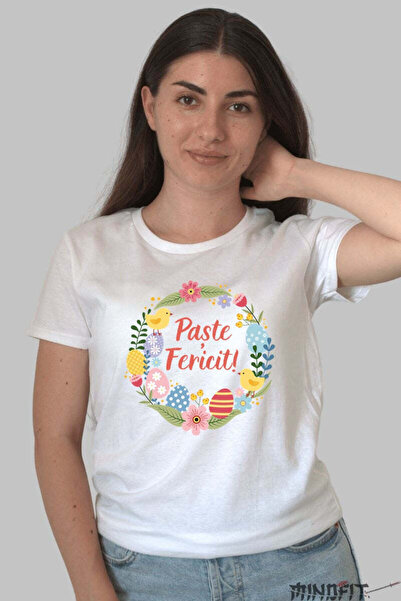 GILDAN Tricou Paste Fericit Sarbatoare Intre Oua Si Flori