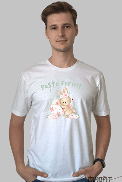 GILDAN Tricou Paste Fericit Iepuras Care Picteaza Ouale