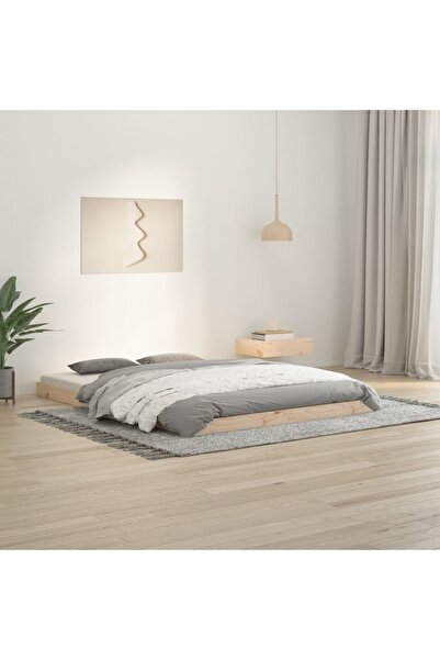 Concept Σκελετός Διπλό κρεβατιού 4FT6, 135x190 εκ., μασίφ ξύλο πεύκου