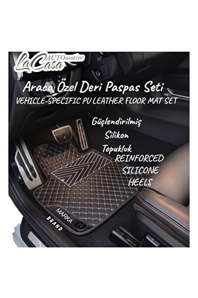 LACASA AUTOmotive Vw Passat B5-B5.5 (1996-2005) Compatible Quilted Li- Faux L...