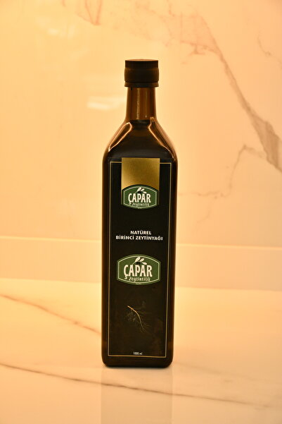 çapar zeytincilik since 2015 1 Litre Naturel Birinci Zeytinyağı Cam Şişe Gurm...