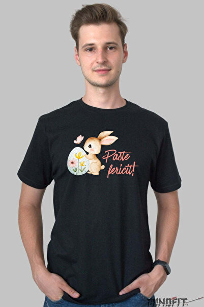 GILDAN Tricou Paste Fericit Iepuras Jucaus Cu Ou Si Fluture