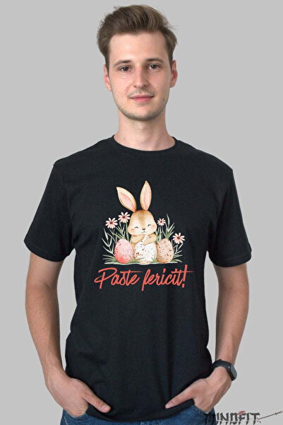 GILDAN Tricou Paste Fericit Iepuras Intre Oua Si Flori