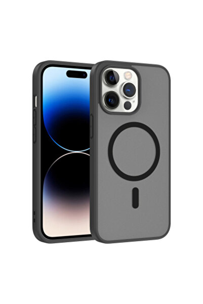 halkhouse İphone 14 Pro Max Kılıf Kamera Korumalı Magsafe Şarj Özellikli Mat ...