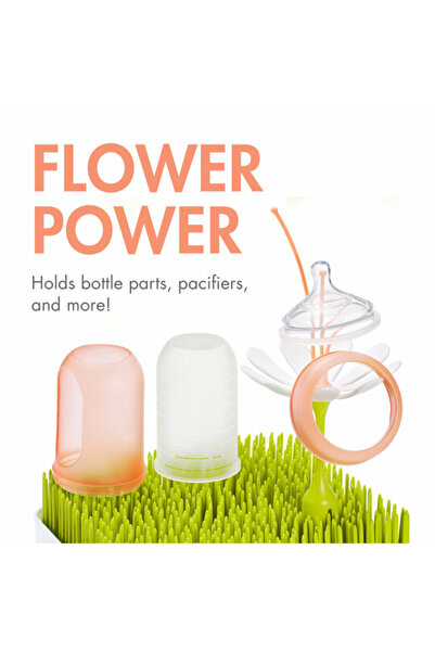 Boon , accesoriu uscare vase bebelusi, Stem, alb, fara BPA