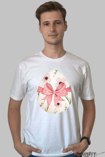 GILDAN Happy Spring Egg T-Shirt With Bow