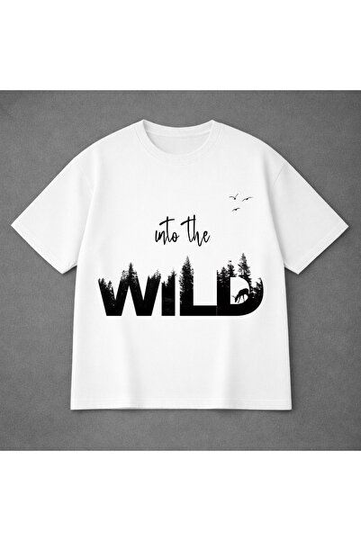 VODEXA Μπλουζάκι Unisex Oversize WILD με στάμπα, 100% βαμβακερό, άνετη εφαρμογή