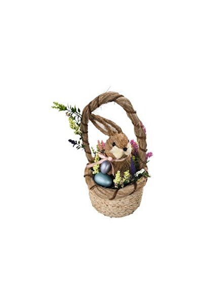 Clini Easter Decoration Basket with Bunny, 35 cm