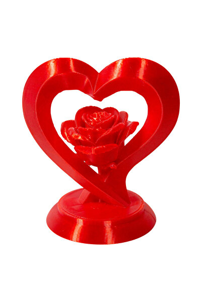 Fresh Candles Valentine's Gift – Heart with Rose