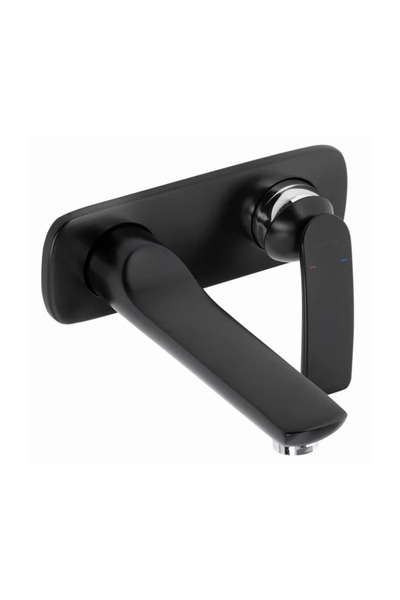 Kludi Baterie lavoar incastrata Balance negru mat