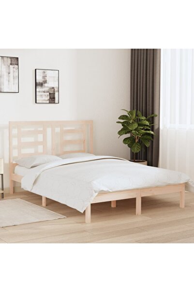 Concept Σκελετός κρεβατιού, 140x200 εκ., μασίφ ξύλο πεύκου