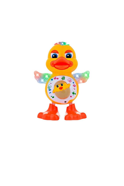 OEM Jucarie interactiva, Ratusca dansatoare, canta, lumineaza si danseaza, ga...