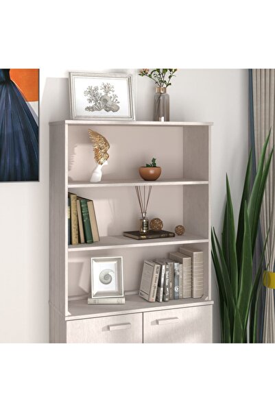 Concept Ράφια άνω ντουλάπας, λευκά, 85x35x100 cm, μασίφ ξύλο πεύκου