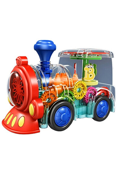 OEM Locomotive with lights and sounds, transparent, interactive and fun toy, ...