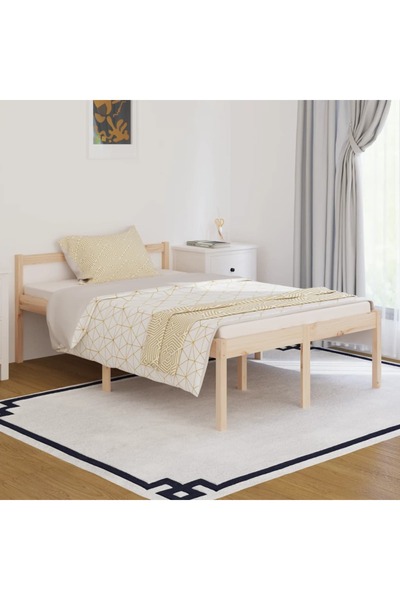 Concept Μικρό σκελετό Διπλό κρεβατιού 4FT, 120x190 cm, μασίφ ξύλο