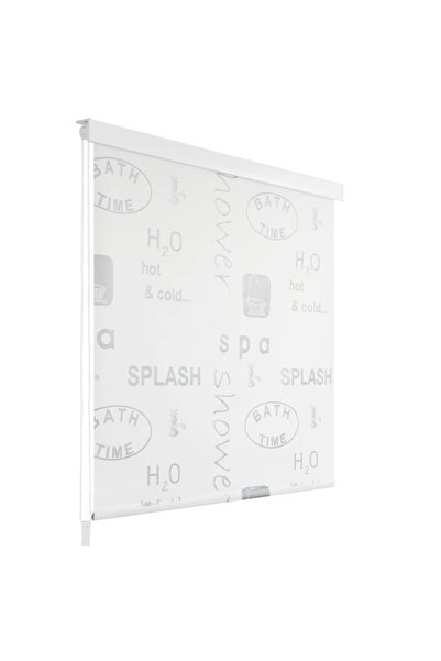 Concept Ρολέτα για κουρτίνα μπάνιου 160x240 εκ. με εκτύπωση πιτσιλιών