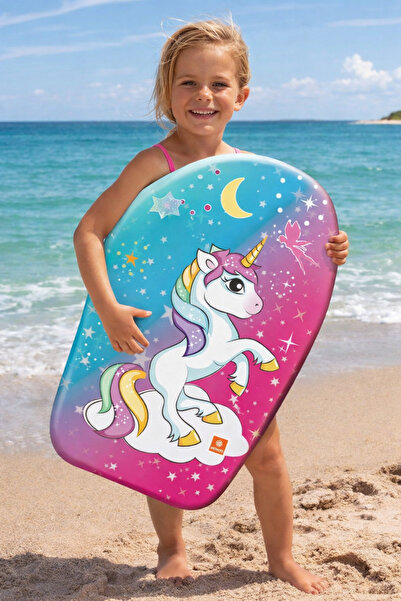 TOHA Unicorn Yüzme Tahtası 68 cm Çocuk Kickboard Deniz & Havuz Yüzme Yardımcısı