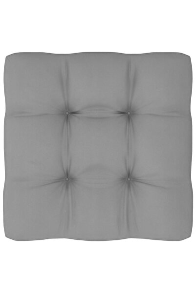 Concept Διακοσμητικό μαξιλάρι από παλέτες, γκρι, 60 x 60 x 10 εκ.