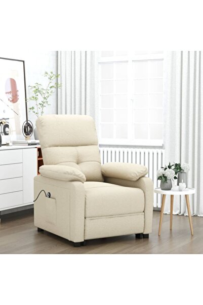 Concept Πολυθρόνα ανύψωσης, κρεμ, ύφασμα