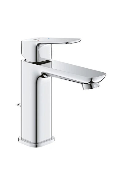 Grohe Cubeo M single-lever basin mixer with Pop-Up valve, glossy chrome