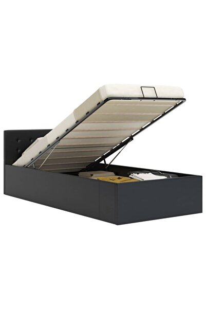 Concept Υδραυλικό πλαίσιο κρεβατιού, αποθηκευτικός χώρος, μαύρο, 100 x 200 cm...