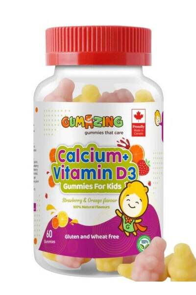 Gumazing Calcium And Vitamin D3 Gummies For Kids To Support The Child's Bone ...