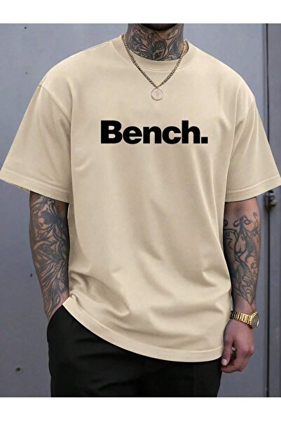 EYAX MODA Bench Written Men's Oversized T-Shirt