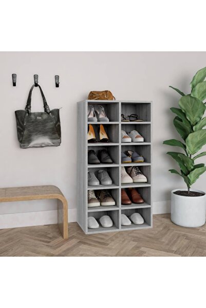 Concept Pantofar, gri sonoma, 54x34x100,5 cm, lemn compozit