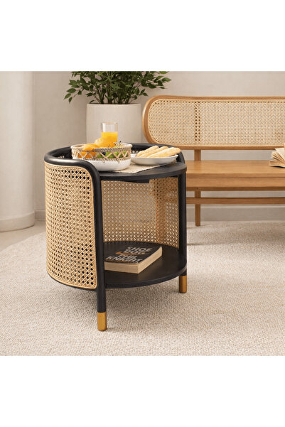 Generic طاولة جانبية نصف دائرية