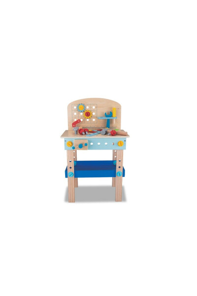 OEM Banc de lucru bebelusi, cu unelte si accesorii, lemn, 65x25x40, 50 piese