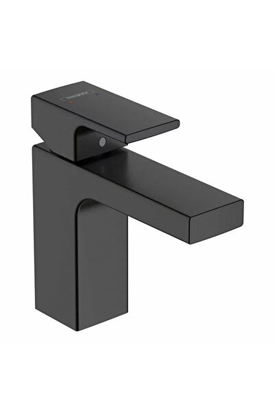 Hansgrohe Baterie lavoar Vernis Shape 100 negru mat cu ventil Pop-Up