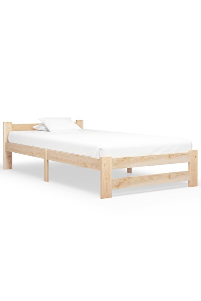 Concept Cadru de pat, 90 x 200 cm, lemn masiv de pin