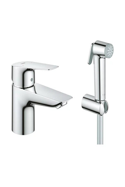 Grohe BauEdge New S washbasin mixer with hygienic shower chrome