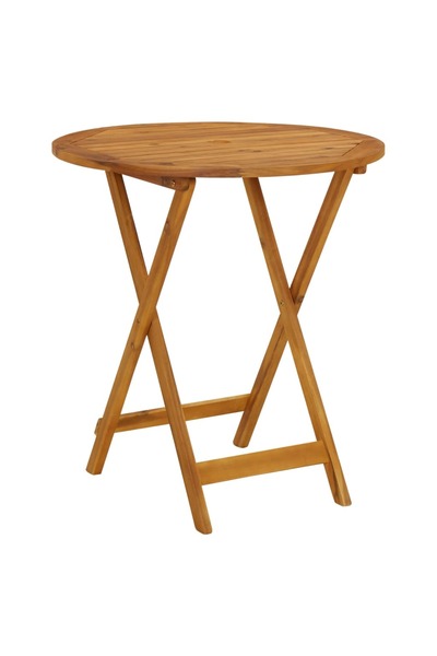Concept Πτυσσόμενο τραπέζι κήπου, 70 cm, μασίφ ξύλο ακακίας