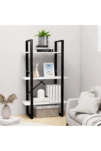 Concept Storage shelf, white, 60x30x105 cm, chipboard