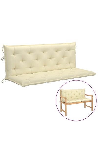 Concept Pernă pentru balansoar, alb crem, 150 cm, material textil