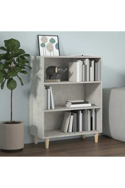 Concept Măsuță de cafea, gri beton, 69,5x32,5x90 cm, lemn prelucrat