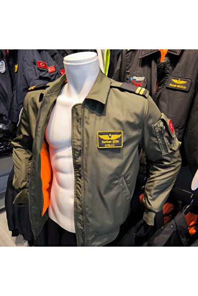 mont Pilot Uçuş Montu-Haki-Pilot İsimlik ve Bayrak Dahildir.