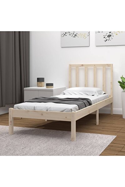 Concept Σκελετός κρεβατιού, 90x200 εκ., μασίφ ξύλο πεύκου