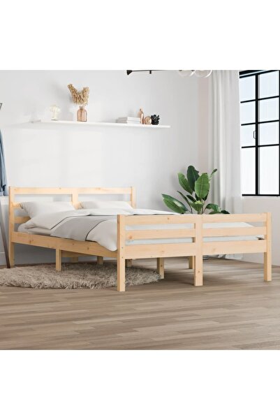 Concept Рамка за легло, 140x200 см, масивна дъбова дървесина