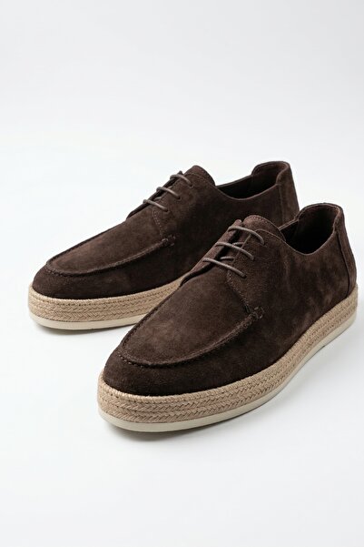 LUSIVE 100% Genuine Suede & Leather Brown Ultra Lightweight Casual Men's Shoe...