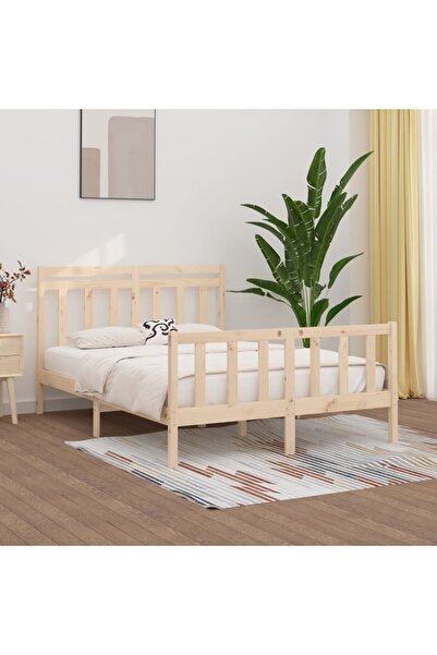 Concept Σκελετός κρεβατιού, 160x200 εκ., μασίφ ξύλο πεύκου