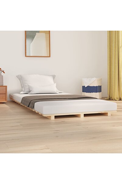 Concept Σκελετός κρεβατιού, 90x190 εκ., μασίφ ξύλο πεύκου