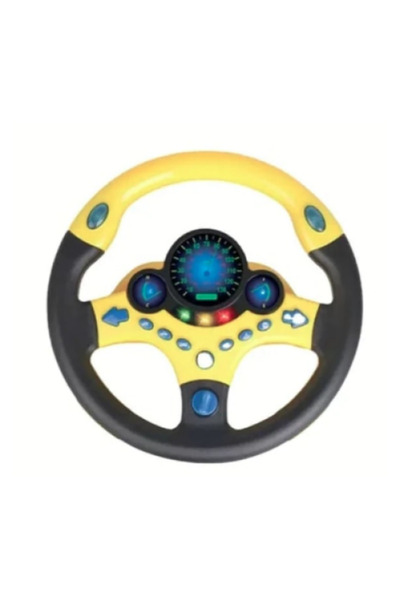 OEM Volan interactiv cu lumini si sunete Learning Simulate Driver galben