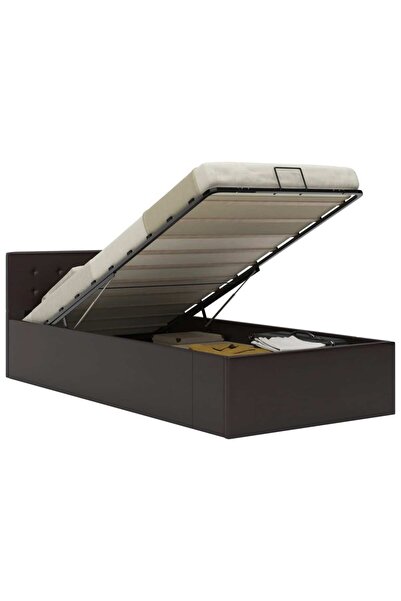 Concept Υδραυλικό πλαίσιο κρεβατιού με τάβλες, γκρι, 100 x 200 cm, οικολογικό...