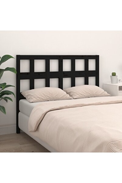 Concept Tăblie de pat, negru, 185,5x4x100 cm, lemn masiv de pin